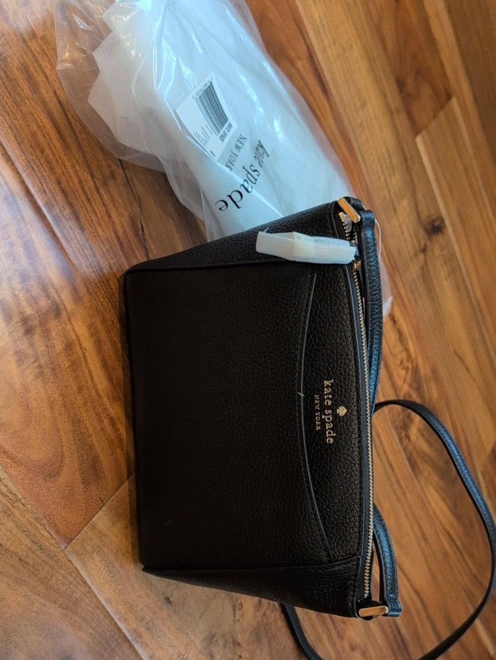 Kate Spade Black Leather Crossbody Bag